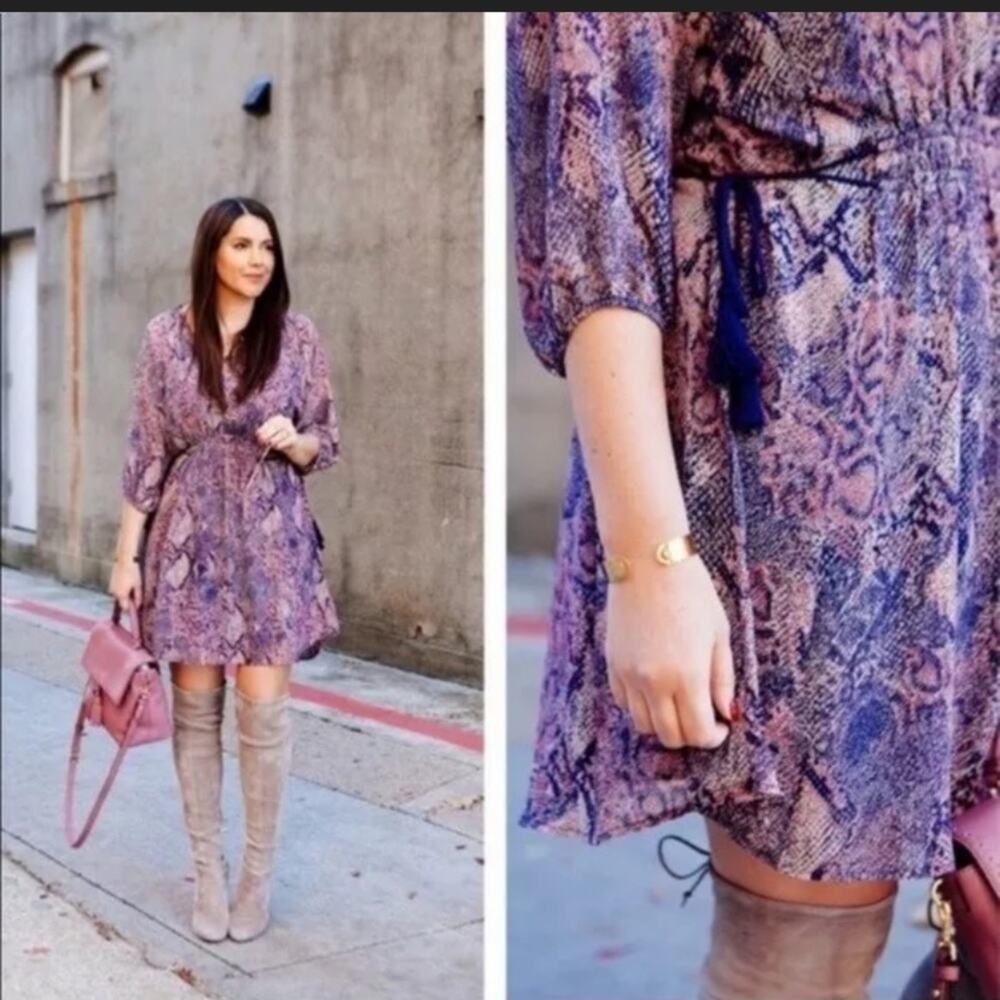 Anthropologie Floreat Paisley Peasant Zharah Dress S
